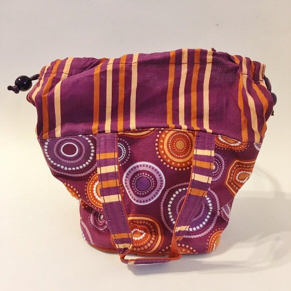 Purse Wallet Key Chain Avon Draw String Handbag Dragonfly Clutch Ungaro Logo - Picture 7 of 15